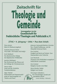 Zeitschrift für Theologie und Gemeinde, 9. Jg.