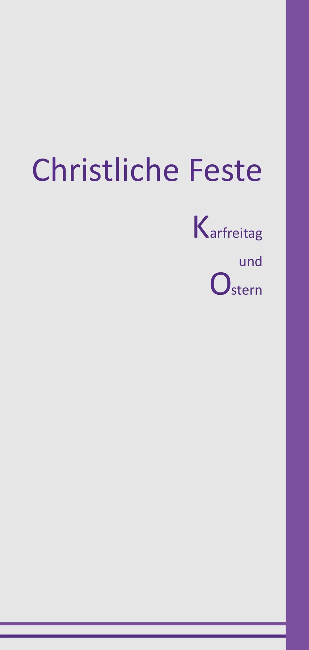 Christliche Feste - Karfreitag und Ostern - 10er Set