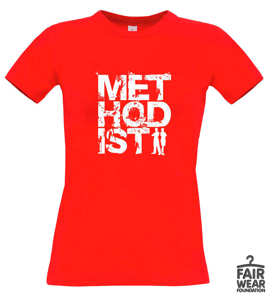 EmK-T-Shirt Frauen METHODIST rot