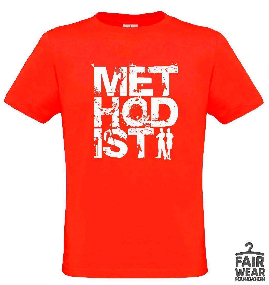 EmK-T-Shirt METHODIST rot