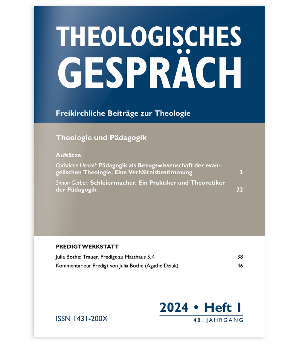 Theologisches Gespräch 1/2024