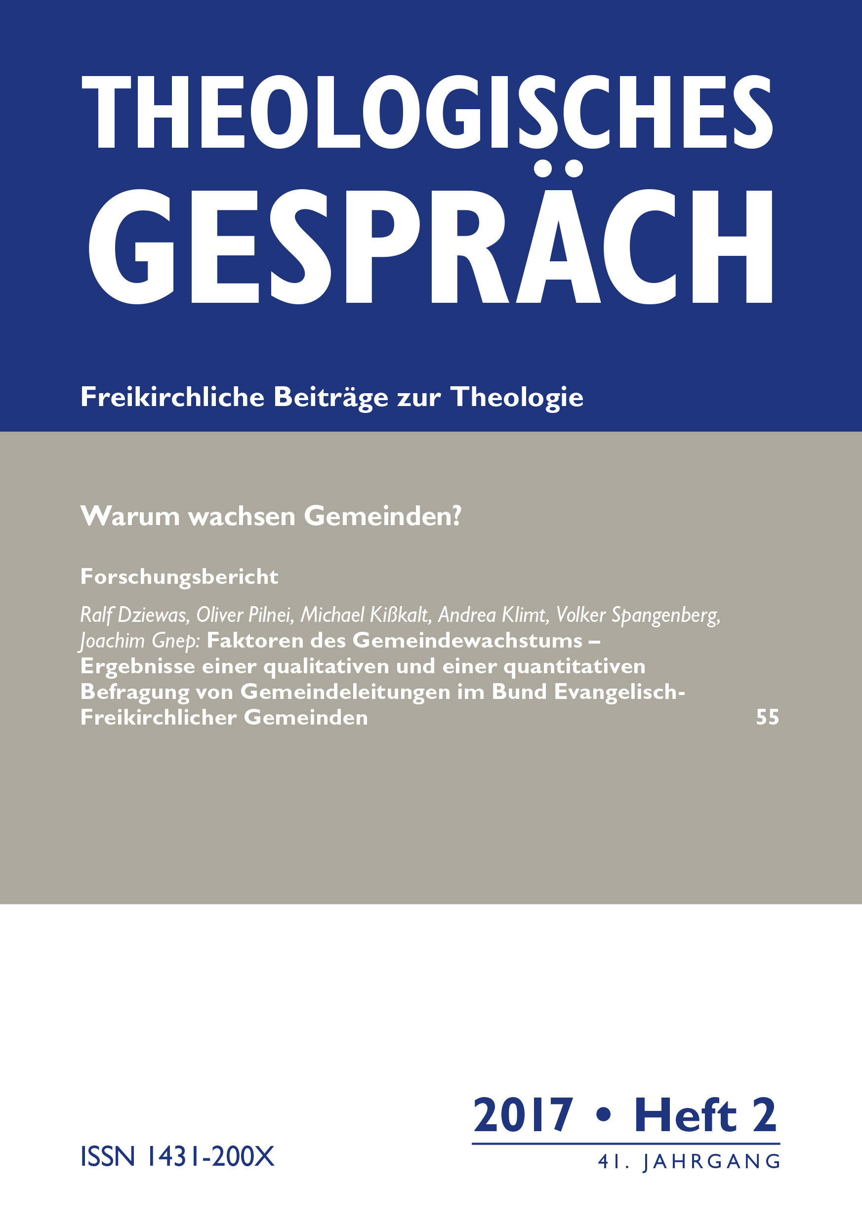 Theologisches Gespräch 02/2017
