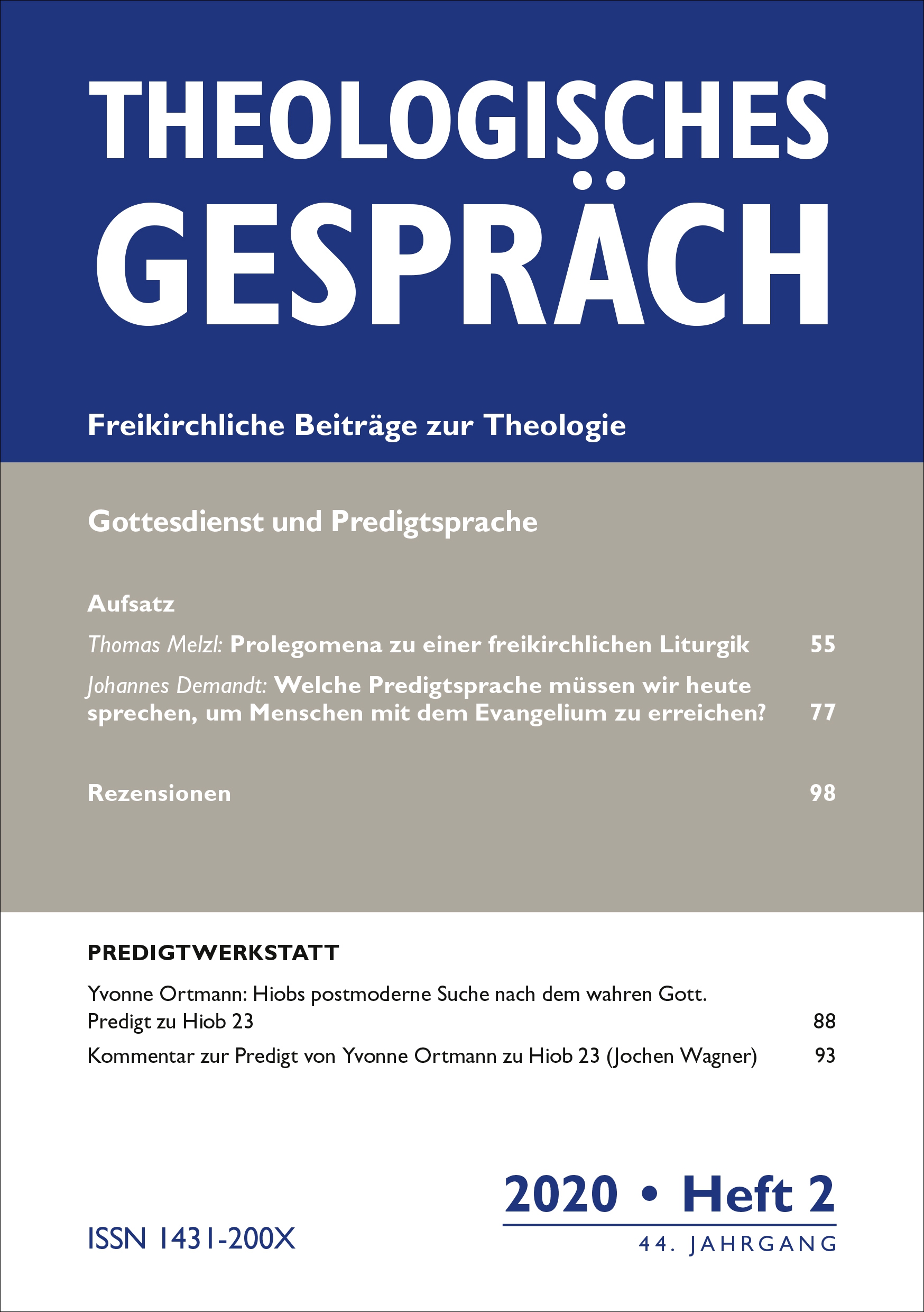 Theologisches Gespräch 02/2020