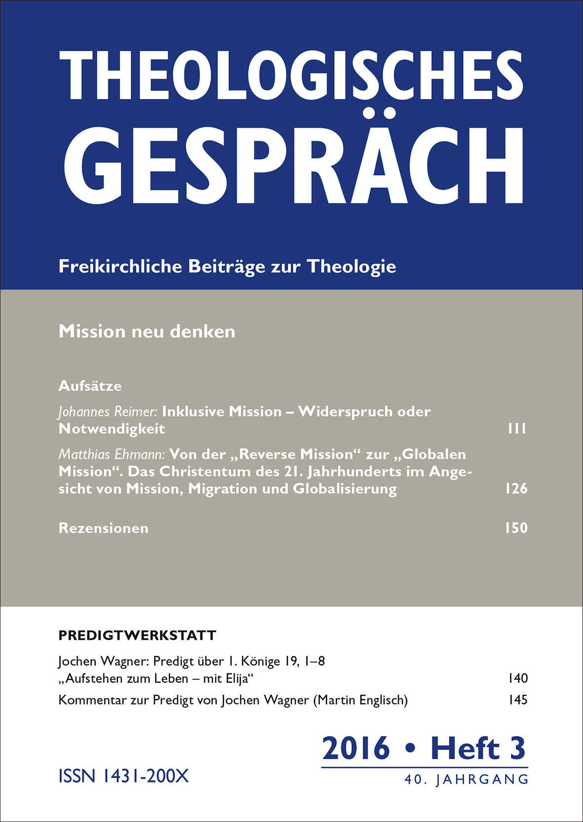Theologisches Gespräch 03/2016