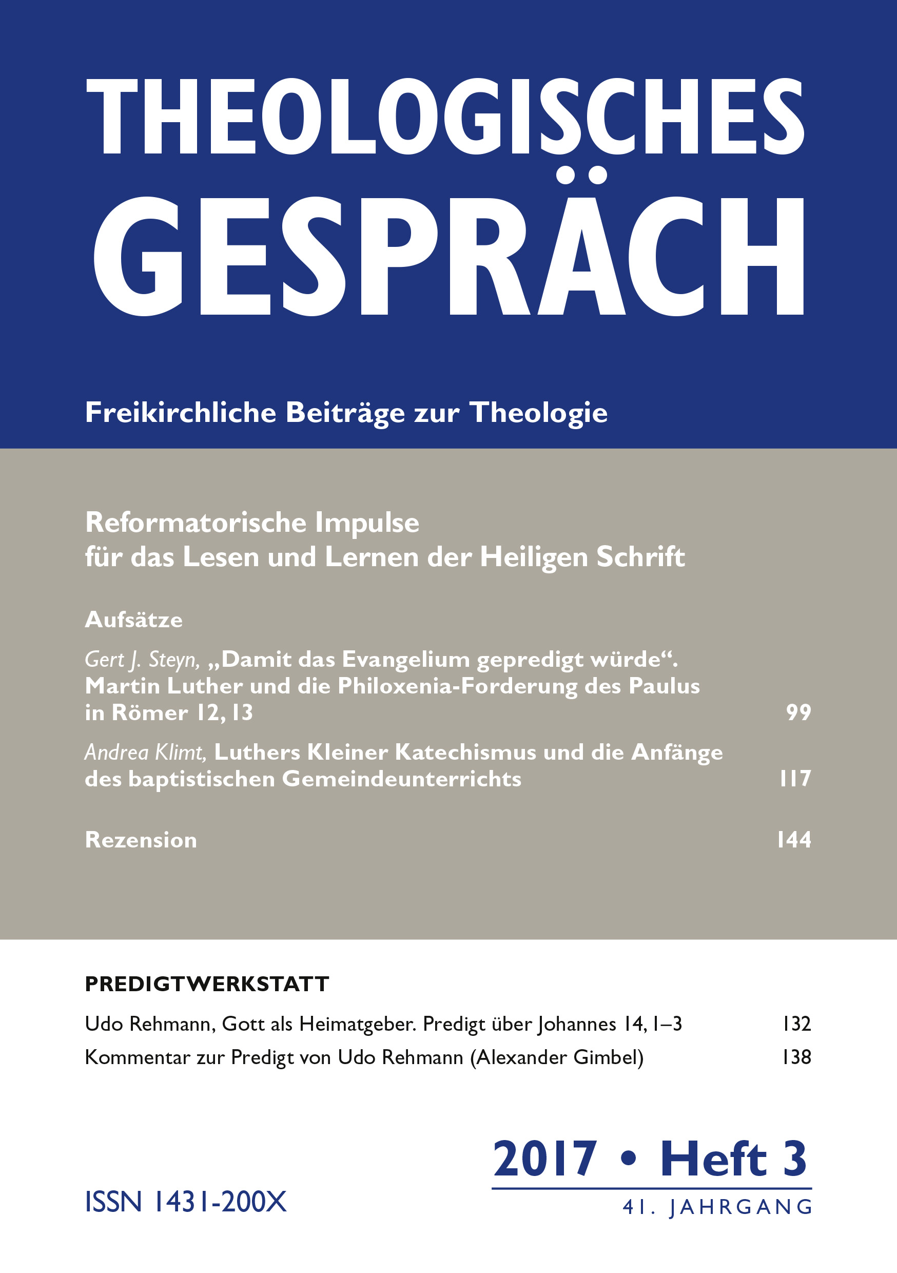 Theologisches Gespräch 03/2017