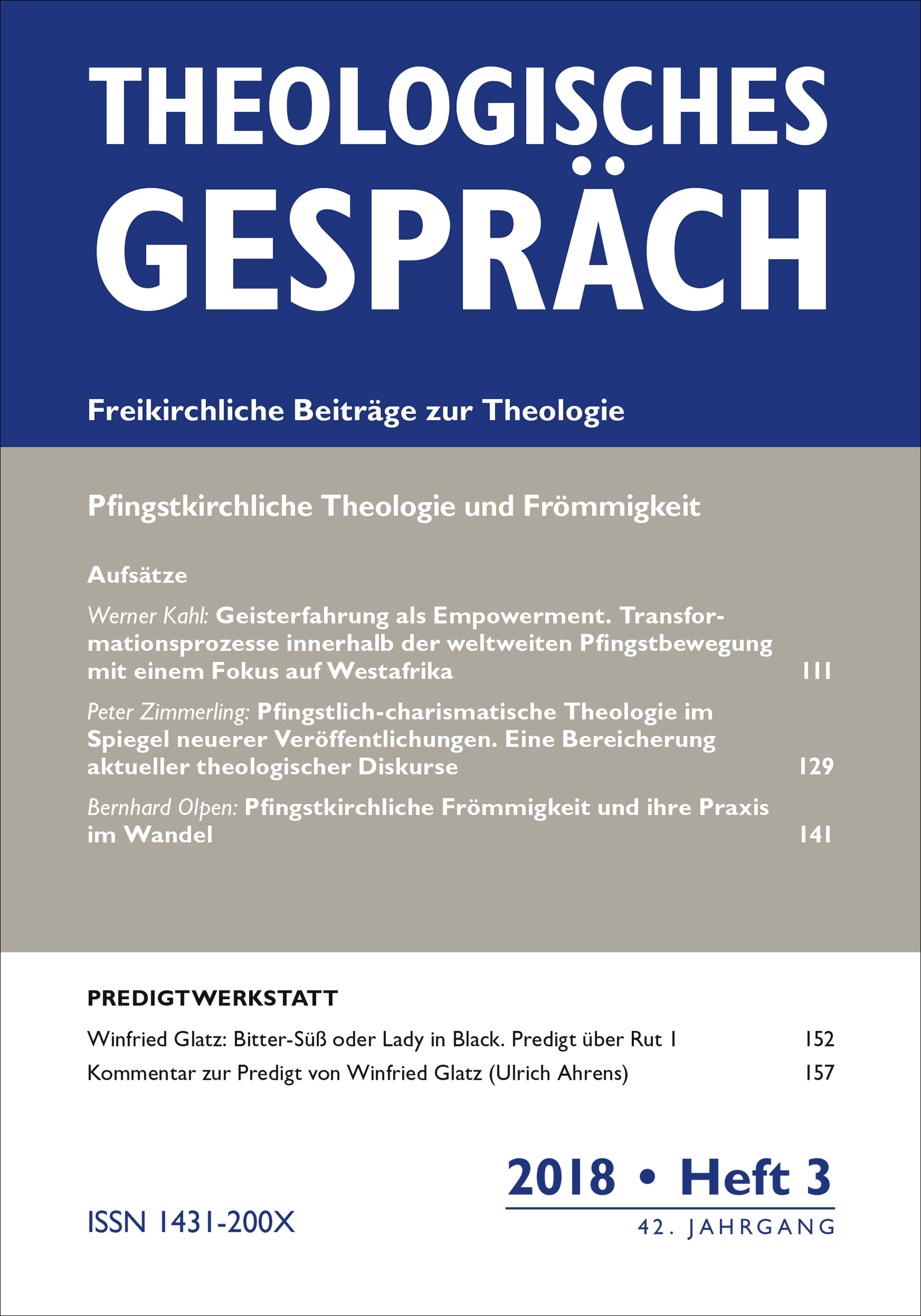Theologisches Gespräch 03/2018