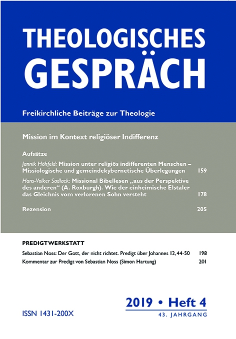 Theologisches Gespräch 04/2019
