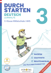 Durchstarten Deutsch 3. Klasse Mittelschule/AHS Lernhilfe